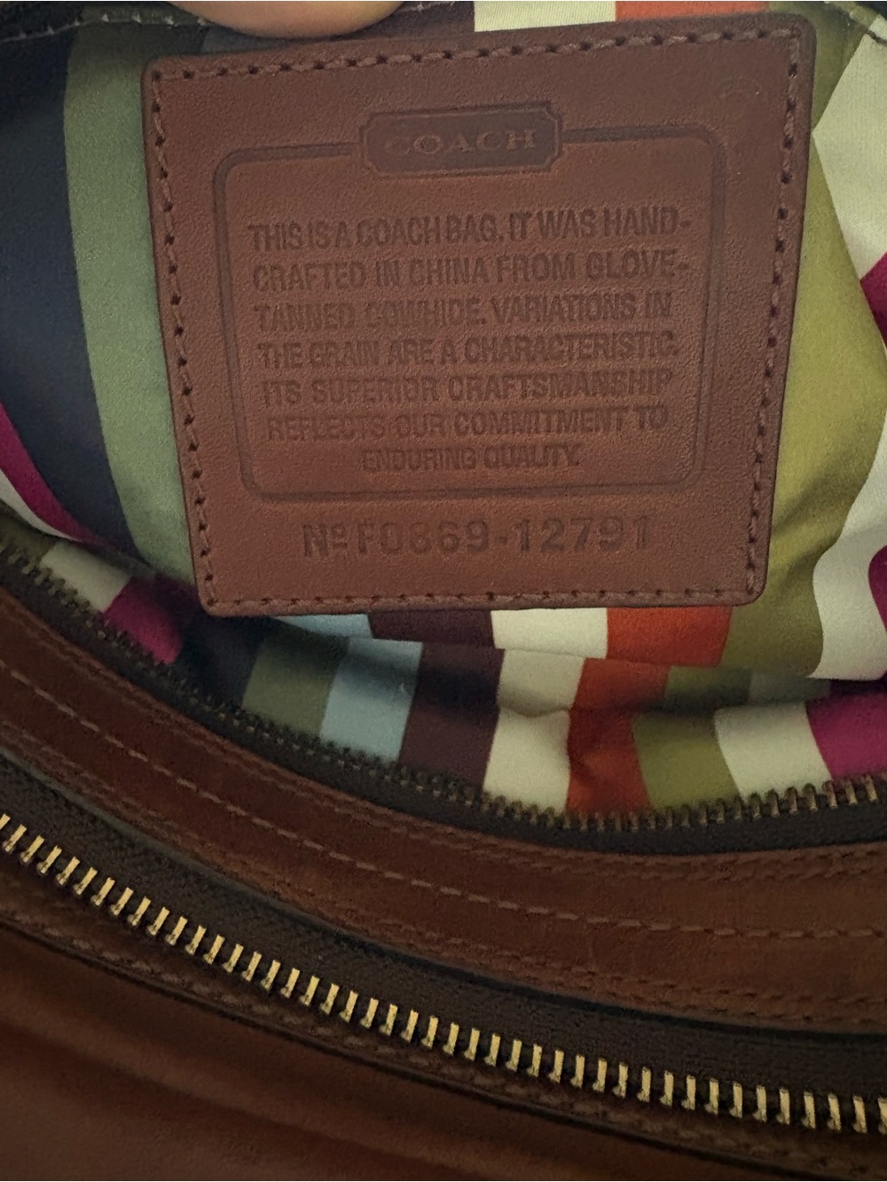 Coach Bleeker St limited edition Peyton bag. BNWT - Picture 7 of 8